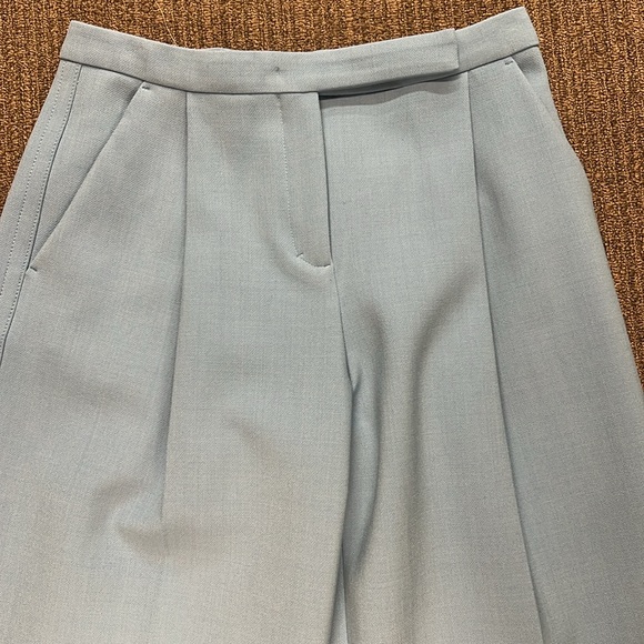 Dorothee Schumacher robins egg blue wool crepe pant suit - Picture 6 of 10